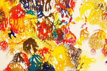 Detail of the Painting as a Background