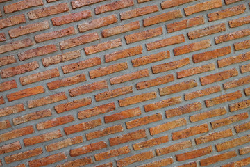 old red brick wall texture background
