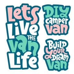 Van life lettering