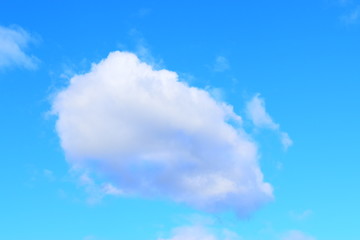台風一過の空