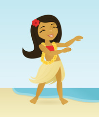 Little hula girl © Sara Showalter