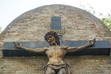 Holy Statue of Jesus Christ in West Bali Church Indonesia