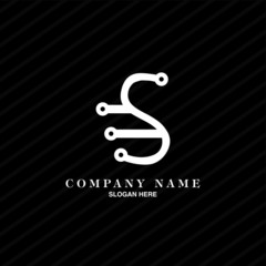 Letter S logo icon design template elements