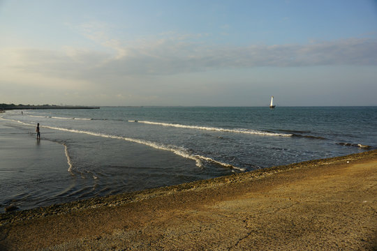 Amazing Sunrise At Teluk Penyu Beach Cilacap