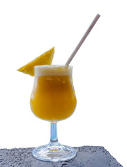 glass of orange juice