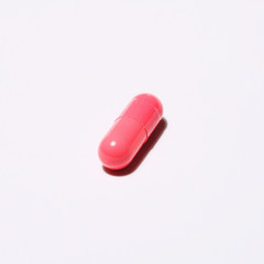 pill isolated on white background