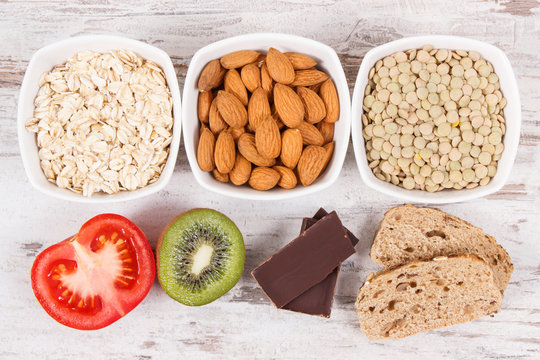 Best natural food for healthy sleep. Ingredients containing melatonin and tryptophan