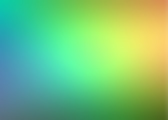 Tropical colorful bright vivid transition. Yellow green blue interactive blur background. Impressive summer tints gradient. Wonderful abstract illustration.