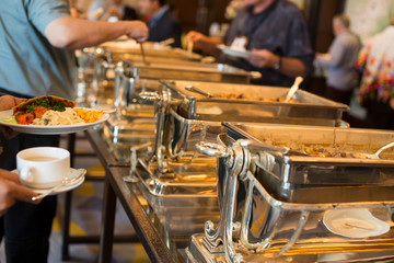 Breakfast buffet For the party or Conference in the hotel.