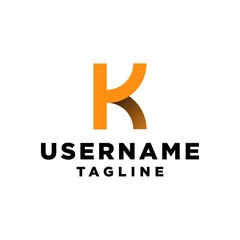 Letter k logo symbol in logos