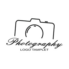 Photography Icon Vector Logo Template Illustration Design