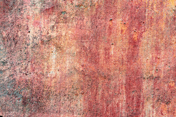 Texture of a concrete wall with cracks and scratches which can be used as a background