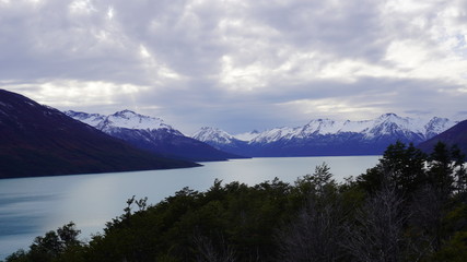 A view from perito moreno glacier during trekking