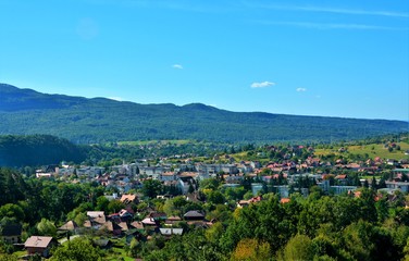 Fototapeta na wymiar the city of Sovata Romania