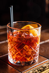 tasty cocktail in the bar