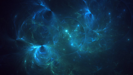Fractal 3D rendering abstract light surreal background