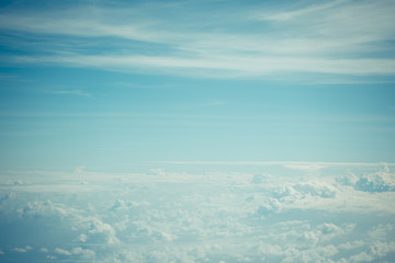 Blue sky with clouds