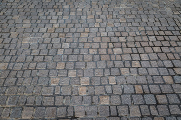 Cobblestone pavement texture