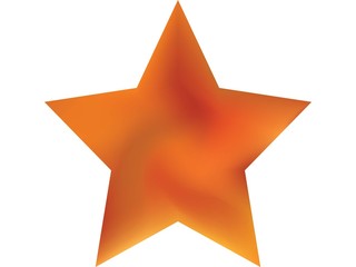 Modern background in the form of pentagram.