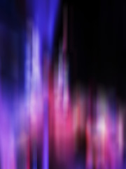 Abstract artwork made with blurred urban lights and shadows