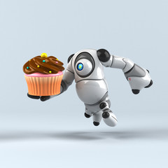 Big robot - 3D Illustration