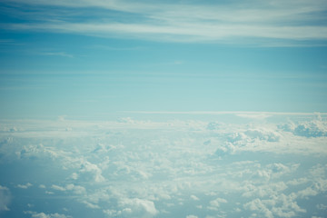 Blue sky with clouds