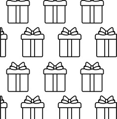 gift box with ribbon on white background
