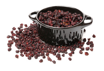 Schisandra on a white background