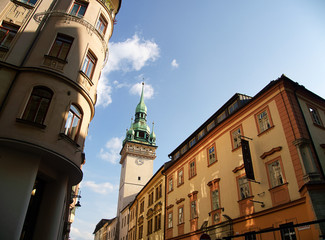 Czech republic Brno old town landscape