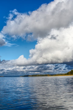 Beautiful cloudscape over the sea. Finland, Tammisaari. Can be used as background, walpapers, postcards and many more ...