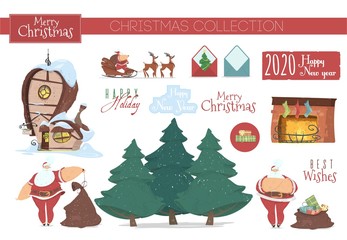 Cute Collection of Icons and Clip Art Elements