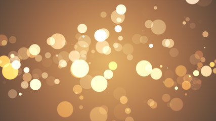 New year 2020. Bokeh background. Lights abstract. Merry Christmas backdrop. Gold glitter light. Defocused particles. Golden color