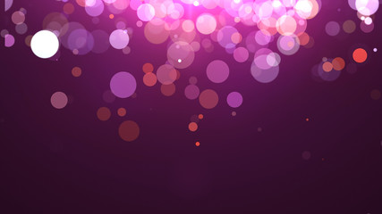 New year 2020. Bokeh background. Lights abstract. Merry Christmas backdrop. Glitter light. Defocused particles. Violet and pink colors