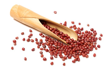 red beans isolated on white background