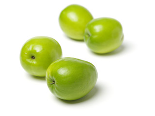 Juicy jujube isolated on white background
