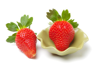 strawberry isolated over white background