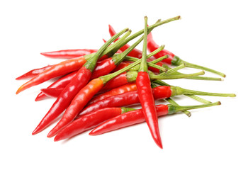 Red pepper isolated on white background