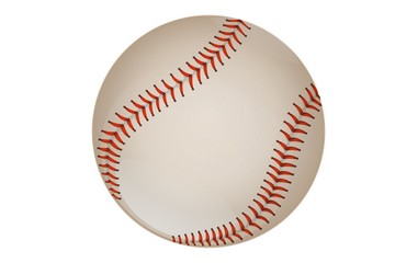 baseball isolated on white background