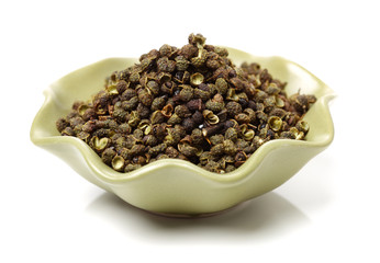 Pricklyash Peel on white background