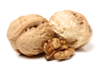 Walnut isolated on a white background