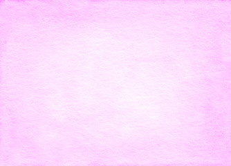 Watercolor light pink frame background texture. Aquarelle abstract bright fuchsia backdrop.