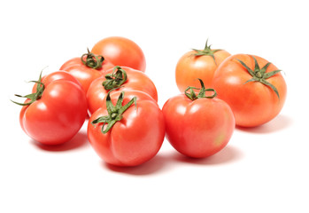 Fresh tomato isolated on white background