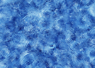 Obraz premium Frozen winter window glass backgrounds
