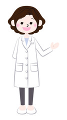 案内する薬剤師