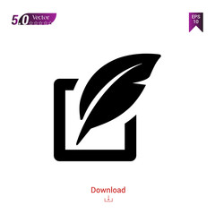 Outline Black edit icon. edit icon vector isolated on white background. Popular icons for 2019 year. ui-kit-collection. Graphic design, mobile application, logo, user interface. EPS 10 format vector