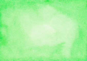 Watercolor light green frame background texture