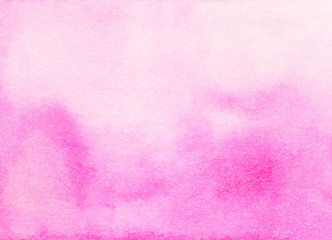 Watercolor light pink ombre background texture