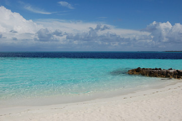 Obraz premium A bright new day of the Maldives