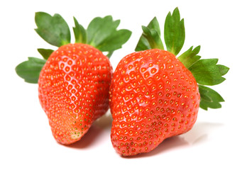 strawberry isolated over white background