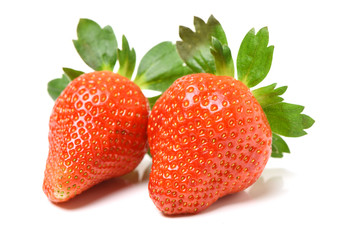 strawberry isolated over white background
